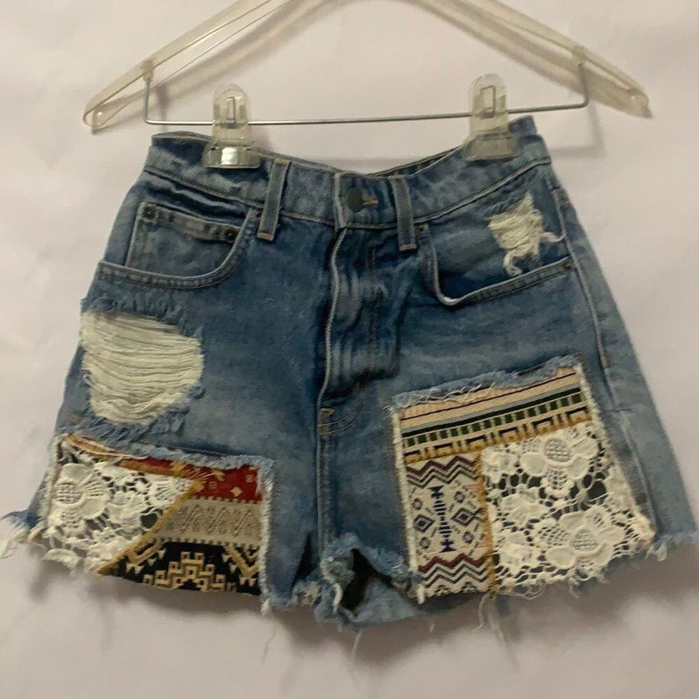 CARMAR DEMIN‎ TAMORA HIGH RISE SHORTS SIZE 25